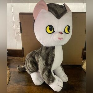 Kohl's Gray and White Cat Plush Toy